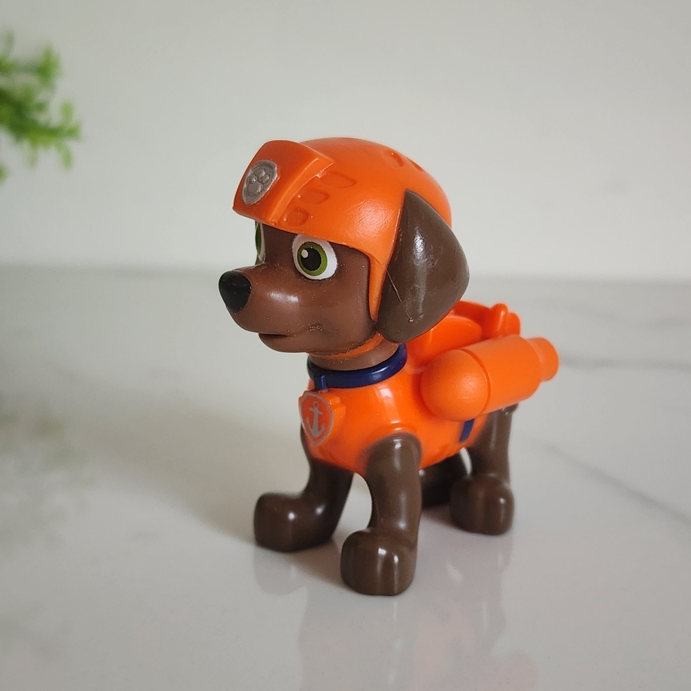 PAW Patrol Zuma 2.5" Figure Dog Spin Master Replacement Orange Pup Toy 🧡